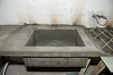 Как сделать раковину из бетона?