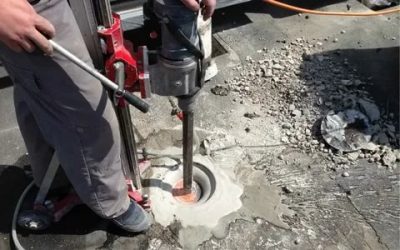 Как просверлить большое отверстие в бетоне?