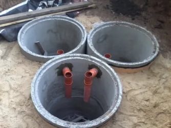 Как сделать канализационный колодец из бетонных колец?