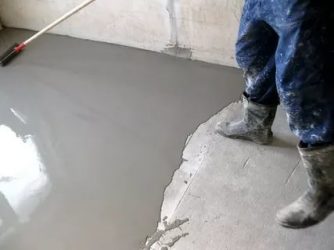 Как выровнять неровный бетонный пол?
