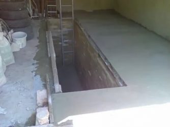 Ремонт бетонного пола в гараже