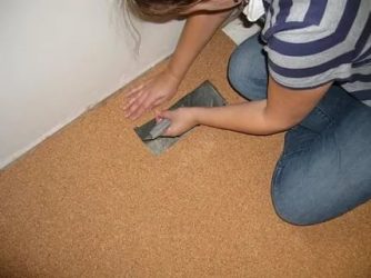 Пробка под линолеум на бетонный пол