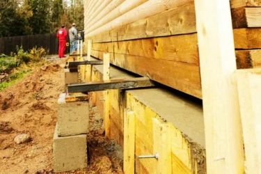 Ремонт фундамента деревянного дома своими руками пошаговая инструкция с фото