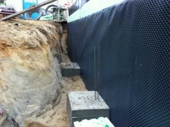 Ремонт гидроизоляции фундаментов и стен подвалов