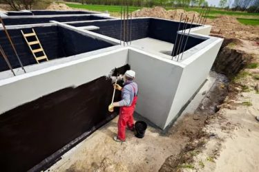 Ремонт гидроизоляции фундаментов и стен