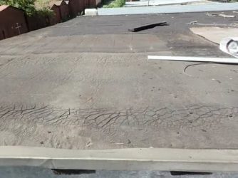 Утепление бетонной крыши гаража снаружи