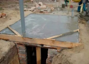 Как залить бетонное перекрытие над подвалом?