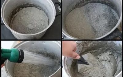 Как приготовить раствор цемента с песком?