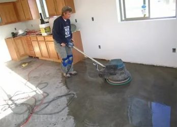 Как отшлифовать бетонный пол своими руками?