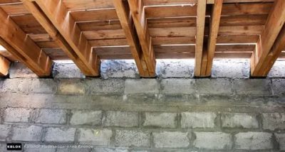 Деревянные перекрытия в доме из керамзитобетонных блоков
