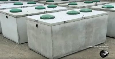 Монолитный бетонный септик заводского изготовления