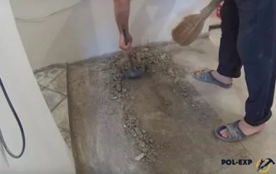 Как снять слой бетона с пола?