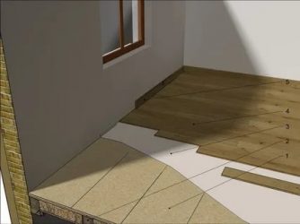 Как застелить ламинат на деревянный пол?