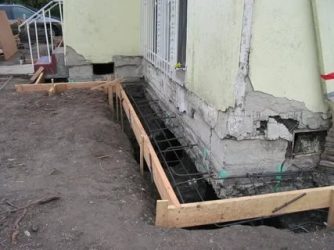 Ремонт фундамента кирпичного частного дома