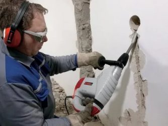Чем штробить стену под проводку в бетоне?
