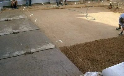 Технология укладки дорожных плит на песок