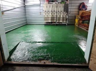 Чем закрыть бетонный пол в гараже?