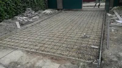 Заливка площадки бетоном своими руками