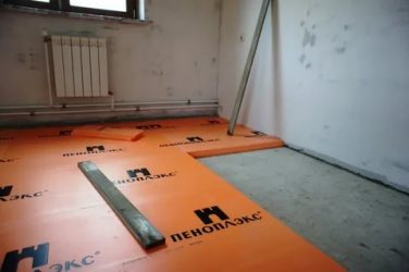 Как укладывать пеноплекс на бетонный пол?