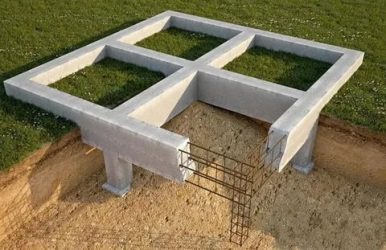 Как правильно строить фундамент под дом?