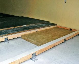 Как сделать деревянный пол на бетонном основании?
